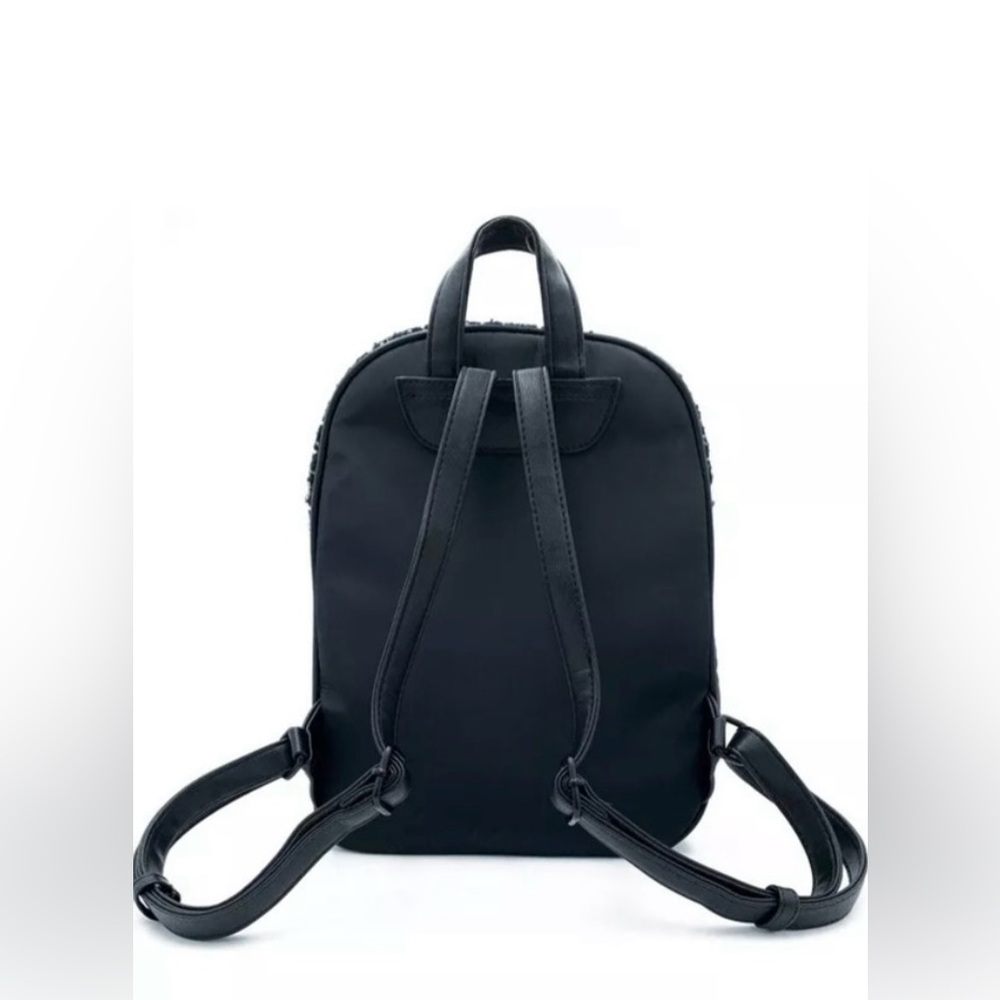 Badgley Mischka BNWT Big Diamond Quilted Nylon Tweed Backpack in packaging - Picture 3 of 8